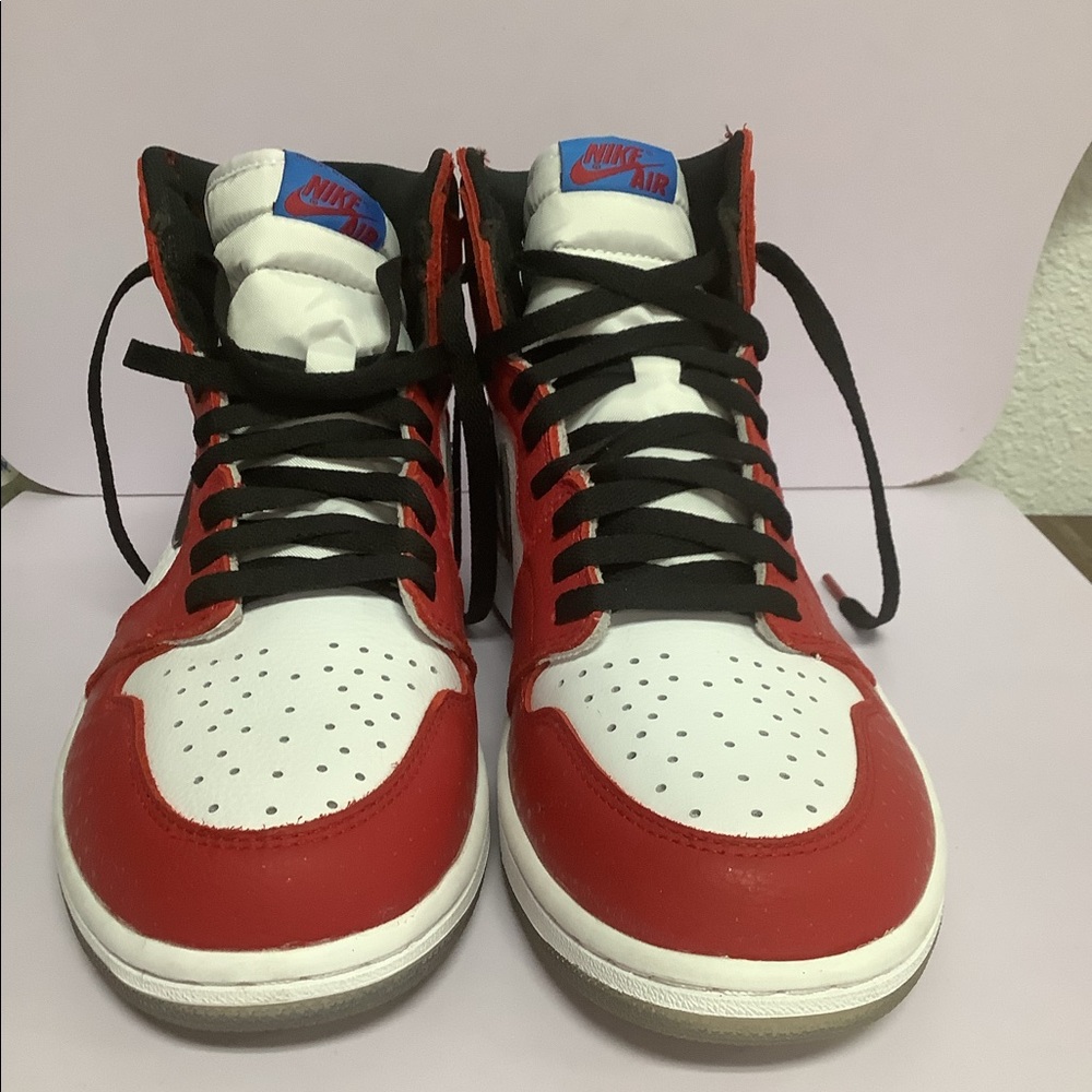 Nike Air Jordon 1 Retro High Red Spider-Man Origin Story